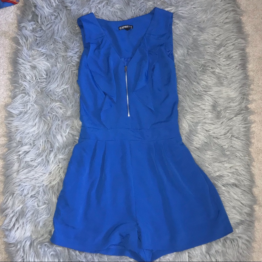Blue Express Romper